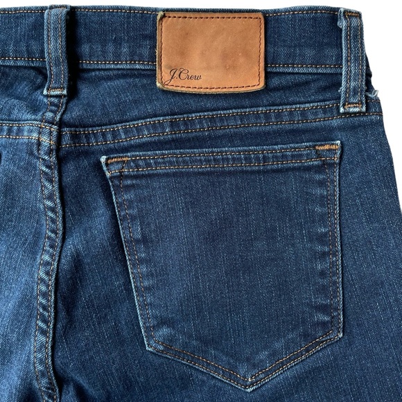 J. Crew Toothpick Skinny Jean Dark Wash Size 28T - Picture 6 of 11
